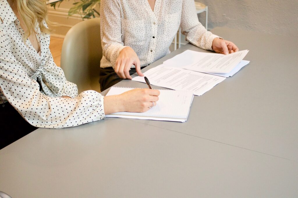 Photograph of two people signing a document.

What happens if a notary makes a mistake?
