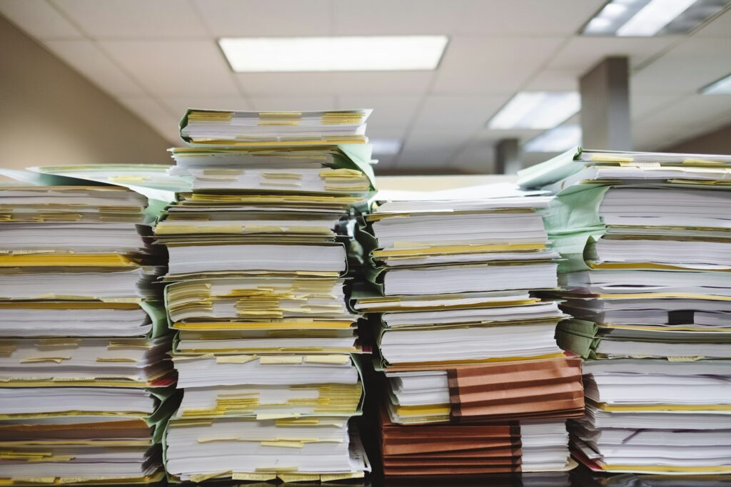 A checklist of all the paperwork needed for refinance