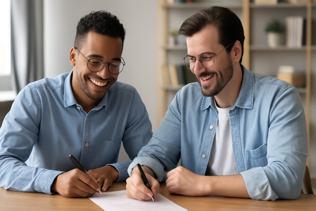 how to notarize adoption papers