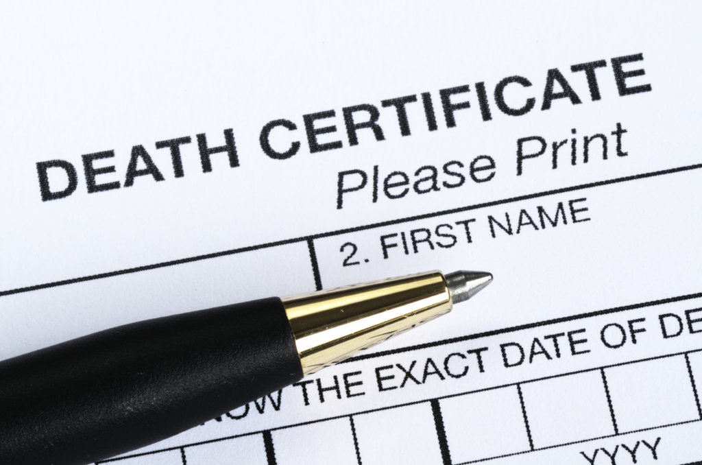 how to get a death certificate copy
