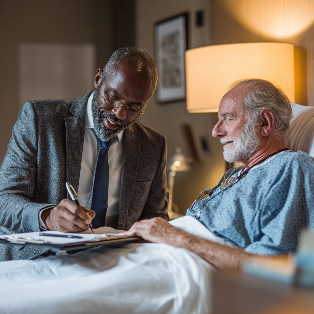 Mobile notary for hospital patients: how does it work?