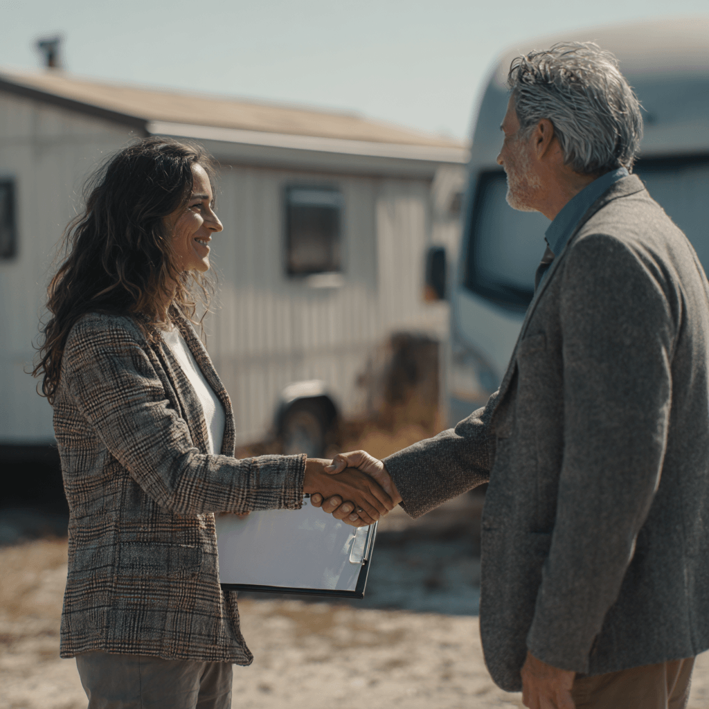 Avoiding rejections with a notary for mobile home documents